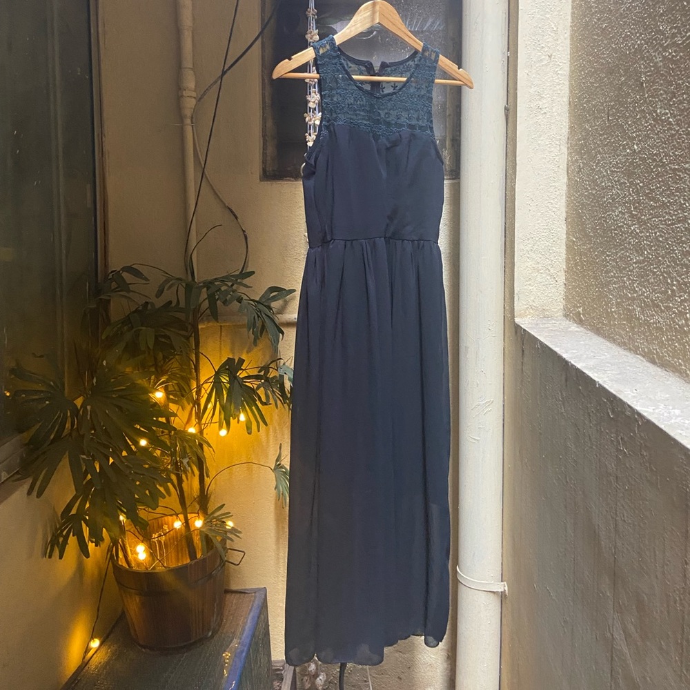 ⚫️Long Black Dress. Size - S - Picture 10 of 12